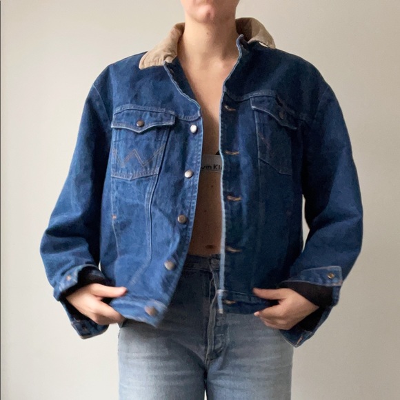 Vintage Wrangler Jacket with Fleece Lining - Picture 2 of 4